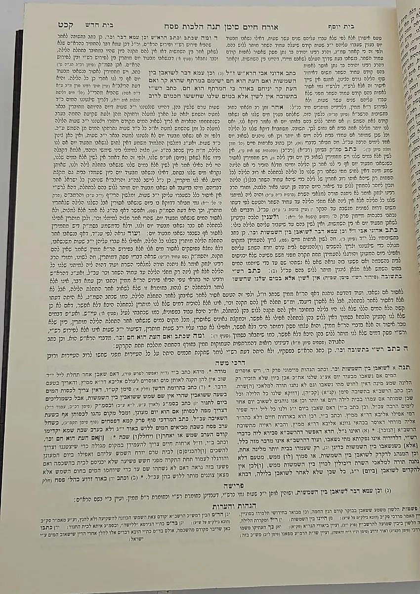 טור ושולחן ערוך - [אורח חיים] הלכות פסח סט ב' כרכים / הדרת קודש - Image 4