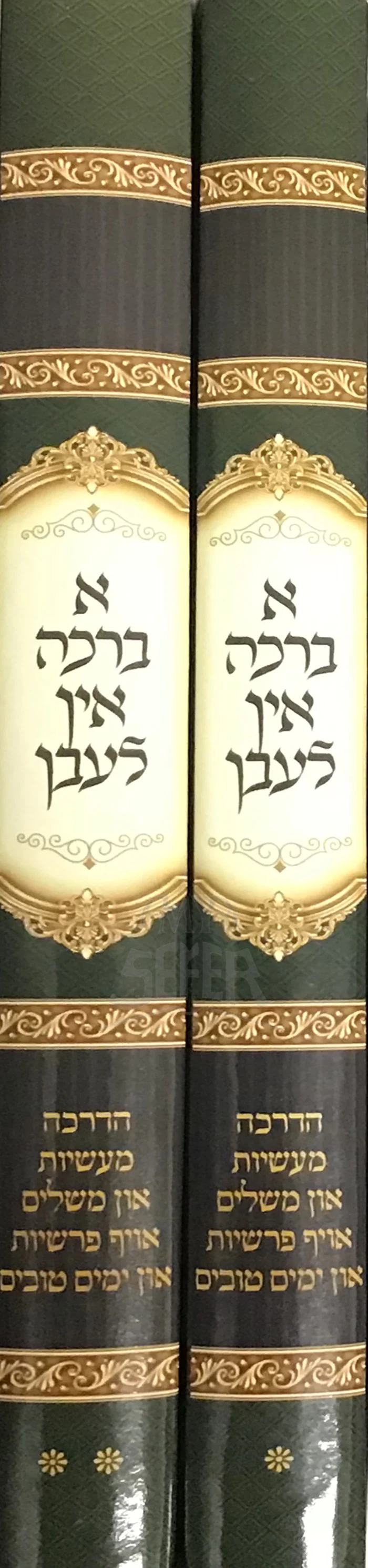 A Brucha In Leben 2 Volume Set (Yiddish) / א ברכה אין לעבן 2 כרכים (אידיש)