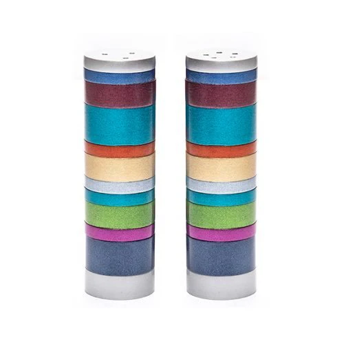Anodized Salt and Pepper Shaker-Rings Multicolor
