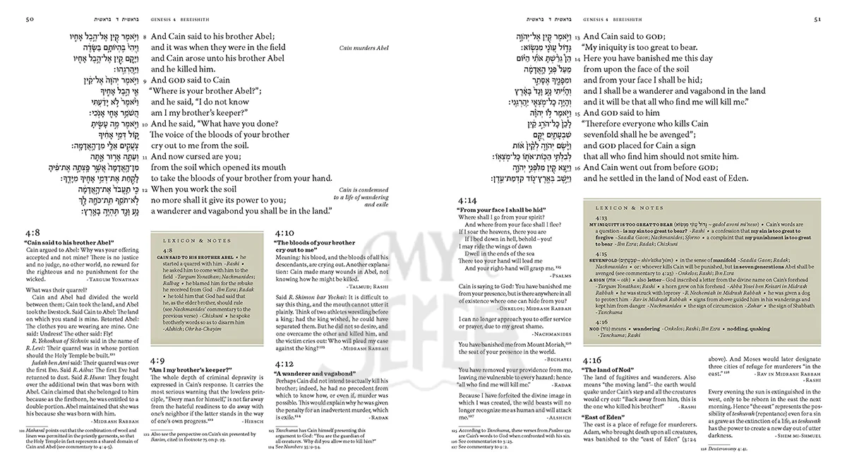 Book of Genesis with Commentary and Insights by 500 Sages and Mystics Hardcover - Image 8