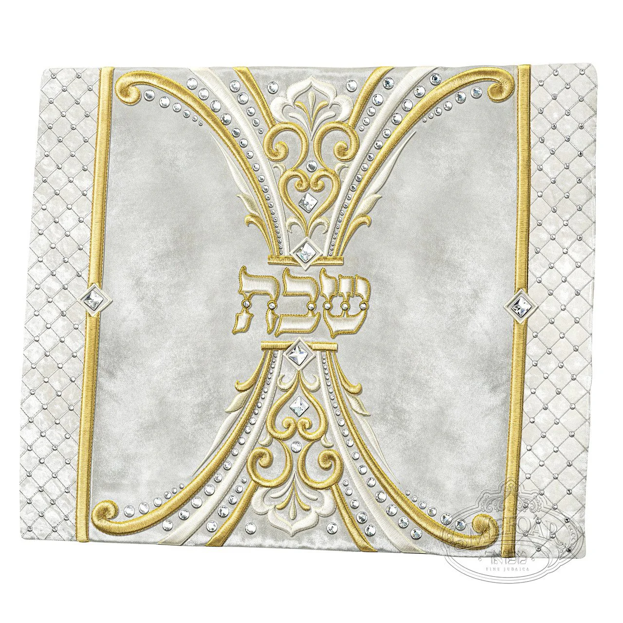 Challah Cover #1323 Royaume Kingdom Gold Collection - 26`` x 22``