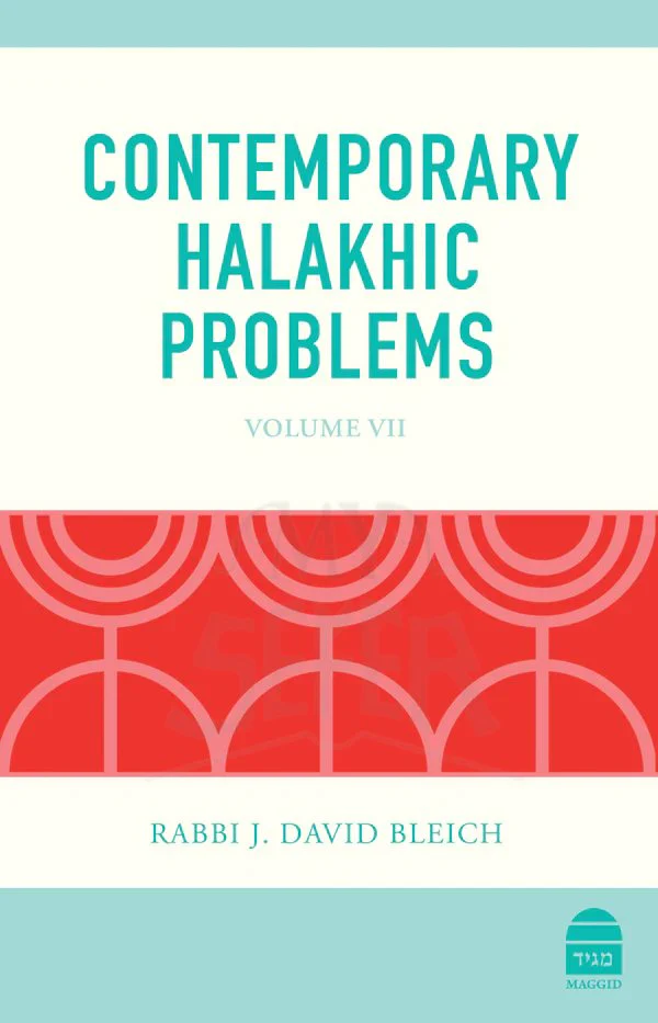 Contemporary Halakhic Problems