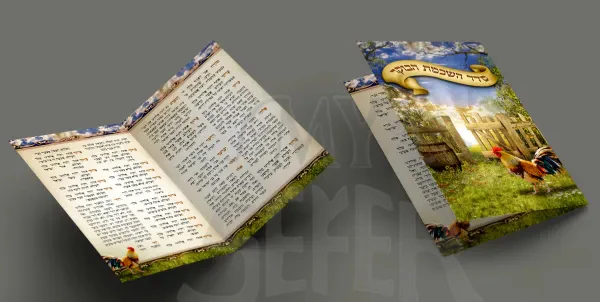 Seder Hashkamat Haboker Pocket Size 2 Fold 2" X 3.5"