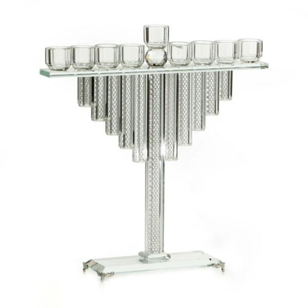 Crystal Menorah-13"H