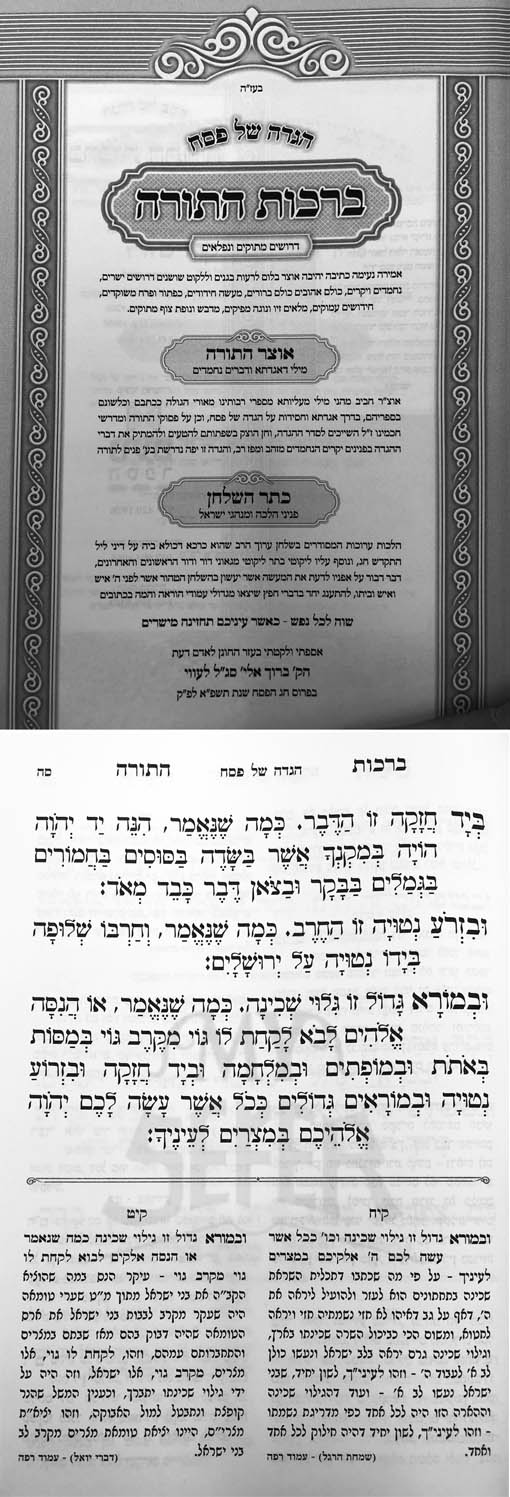 Haggadah - Birchot HaTorah