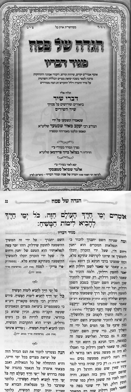 Haggadah - Magid Dvarav (Rabbi Yaakov Meir Shechter)