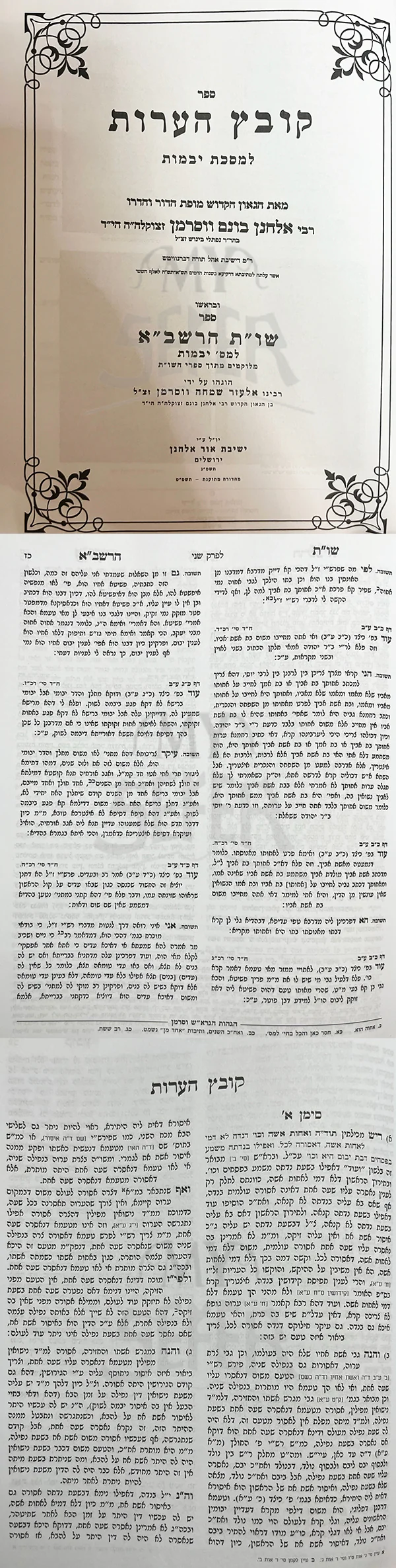 Kovetz HaErot LeMasechet Yevamot /קובץ הערות למסכת יבמות - Image 2