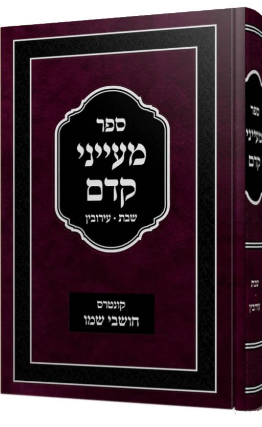 Maaynei Kedem : Shabbat and Eruvim - Image 2
