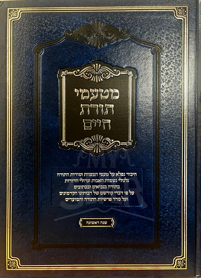 M'Tamei Toras Chaim Shana Rishona / מטעמי תורת חיים שנה ראשונה
