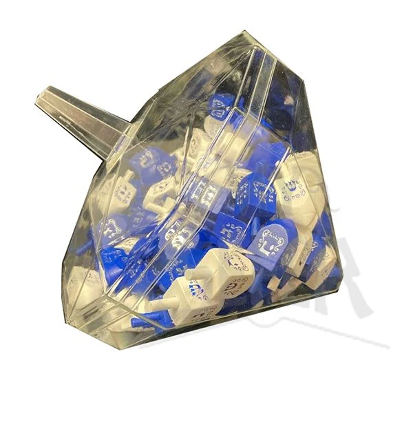 Plastic Fillable Dreidel-Extra Large