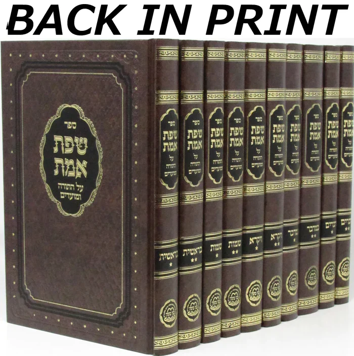 Sefat Emet al HaTorah & Moadim (10 vol. - Bnei Binah Edition)