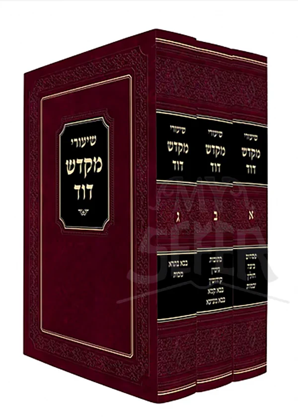 Shiurei Midrash David 3 Volume Set / שיעורי מקדש דוד על הש"ס ג' כרכים / הרב דוד רפפורט זצ"ל