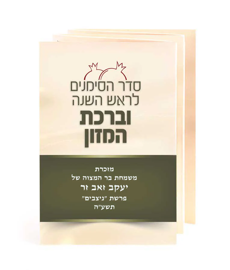 Simanim for Rosh Hashanah with Birkas Hamazon