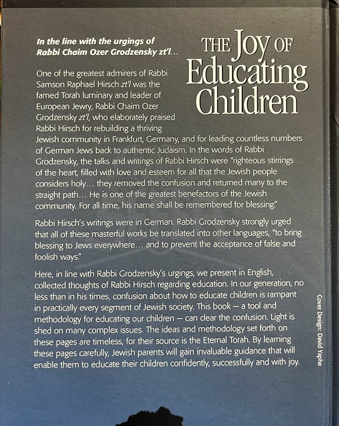 The Joy of Educating Children - Rabbi Samson Raphael Hirsch - Image 2