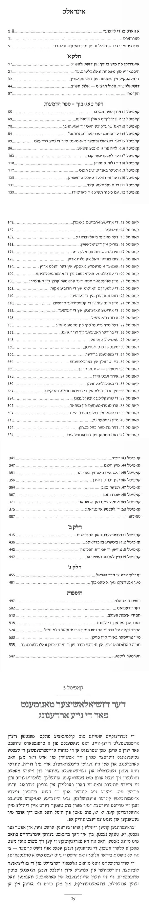 The Unfinished Diary-Yiddish Edition