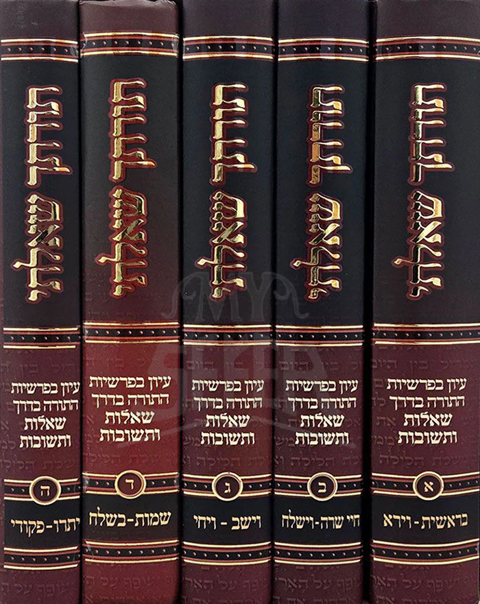 Torascha Sha'alti, 5 Volume Set  / תורתך שאלתי